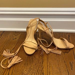 Tan ankle wrap SCHUTZ heels